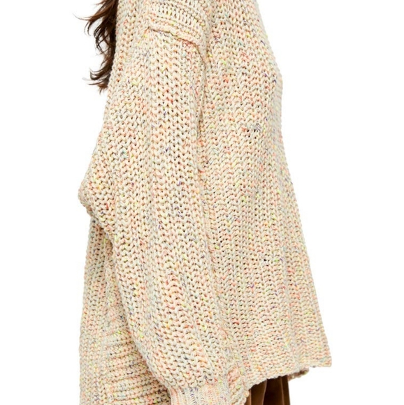 NWT Free People Neon Like guys Sweater - Picture 3 of 4